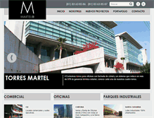 Tablet Screenshot of martel.com.mx